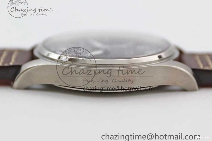 MIROTIME 1226 HighQuality Mark XVIII IW327010 SS M+F 1:1 Best Edition Brown Dial on Brown Leather Strap A 7049